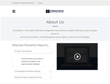 Tablet Screenshot of consolidus.com